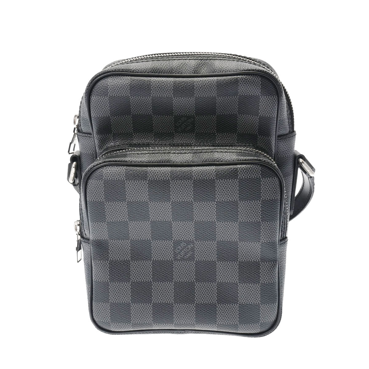 LOUIS VUITTON ルイヴィトン ダミエ グラフィット レム ブラック N41446 メンズ ダミエグラフィットキャンバス ショルダーバッグ Aランク 中古 