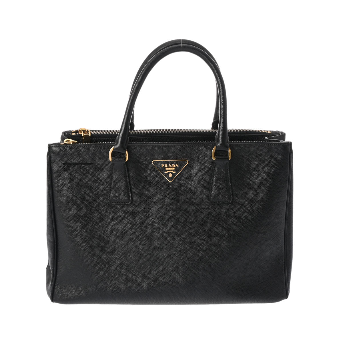 PRADA プラダ 2WAY 黒 BN2274 レディース サフィアーノレザー ハンドバッグ ABランク 中古 