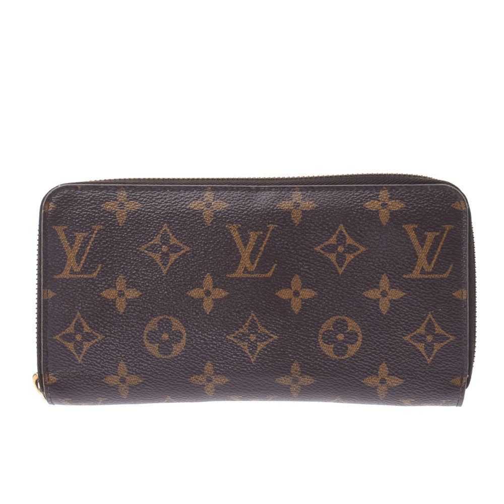 LOUIS VUITTON ルイヴィトン モノグラム ジッピーウォレット ローズバレリーヌ Ｍ41894 ユニセックス モノグラムキャンバス 長財布 Bランク 中古 