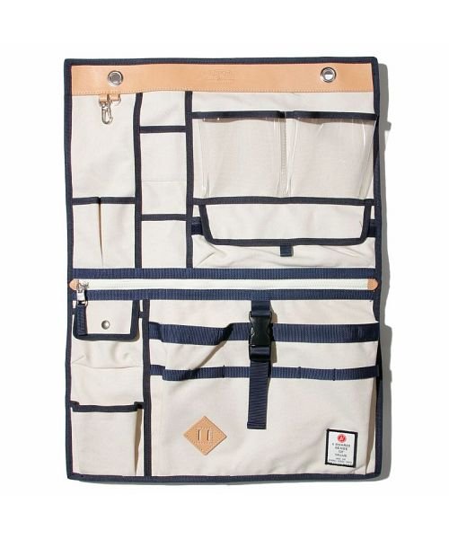 AS2OV / アッソブ WALL POCKET－L － CANVAS WHITE