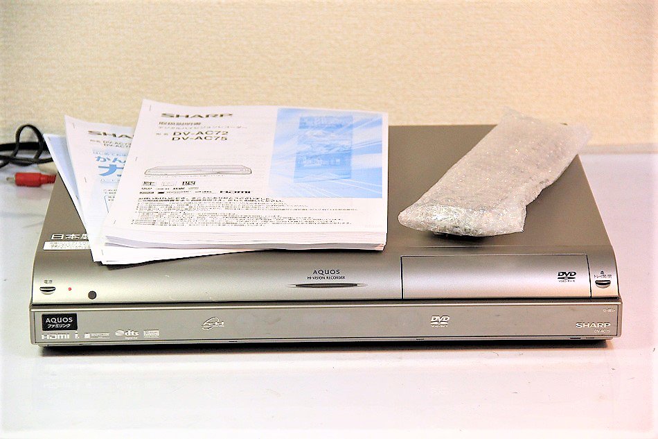 SHARP AQUOS 地上・BS・110度CSデジタルフルハイビジョンレコーダー 500GB DV-AC75