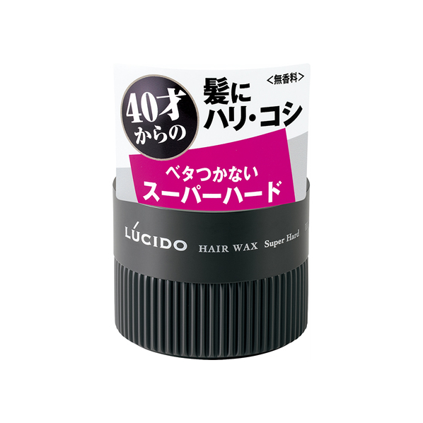 マンダム ルシード ヘアワックス スーパーハード 80g F359284