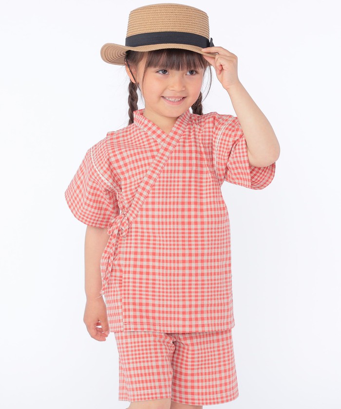 シップスキッズ/SHIPS KIDS:100～120cm / 綿麻 甚平