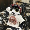 ロボホン RoBoHoN ロボホンの服　バイク柄プリントTシャツ