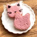 【加工可】ねこ食パン(いちご)