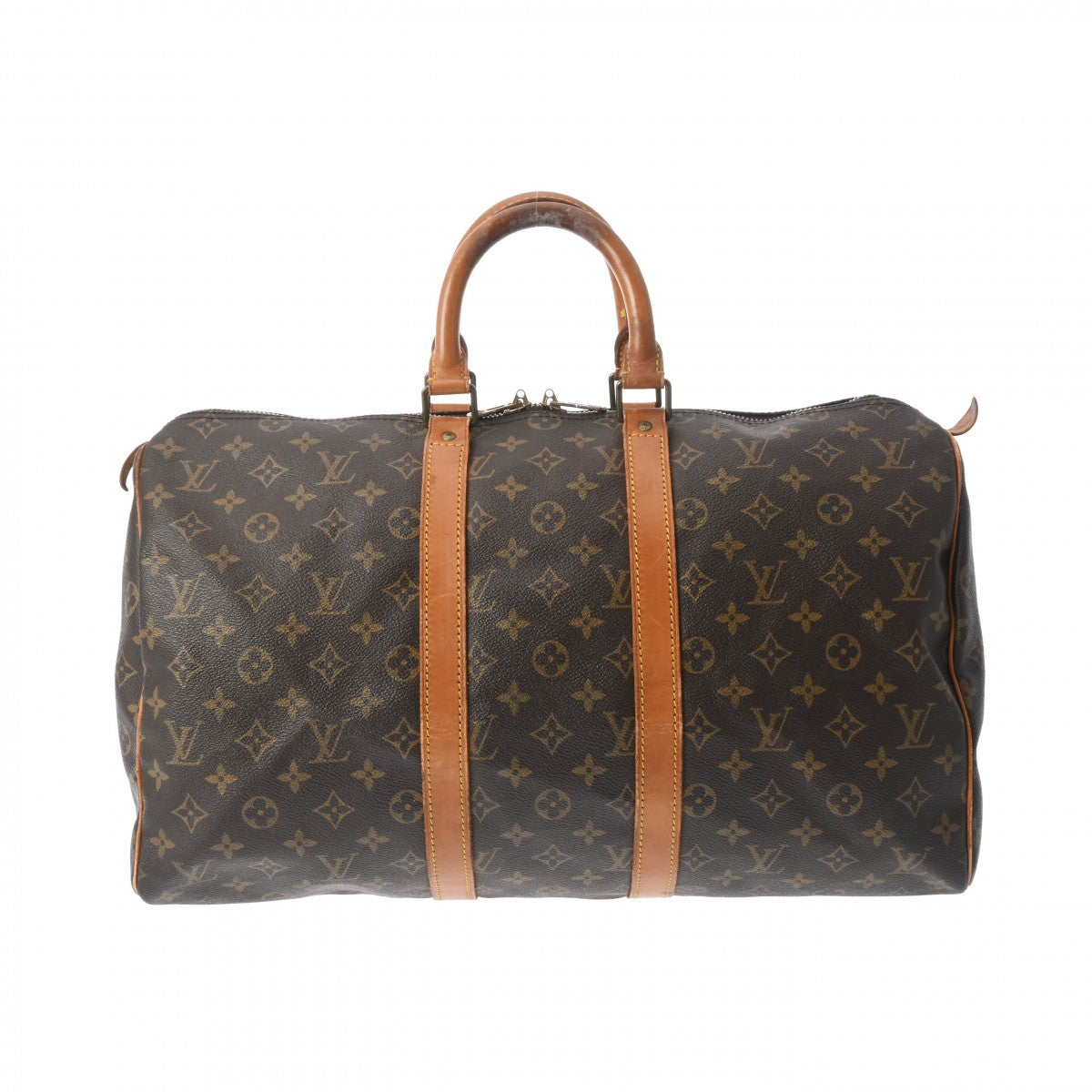 LOUIS VUITTON ルイヴィトン モノグラム キーポル 45 ブラウン M41428 ユニセックス モノグラムキャンバス ボストンバッグ Bランク 中古 