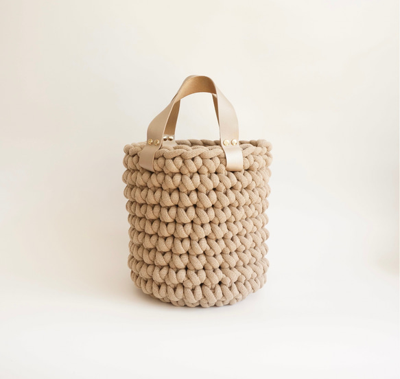 City Basket　-Beige-