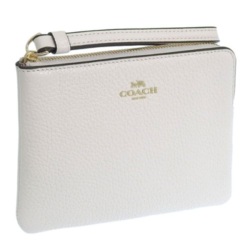 COACH コーチ CORNER ZIP WRISTLET コーナージップ リストレット ポーチ 小物入れ レザー