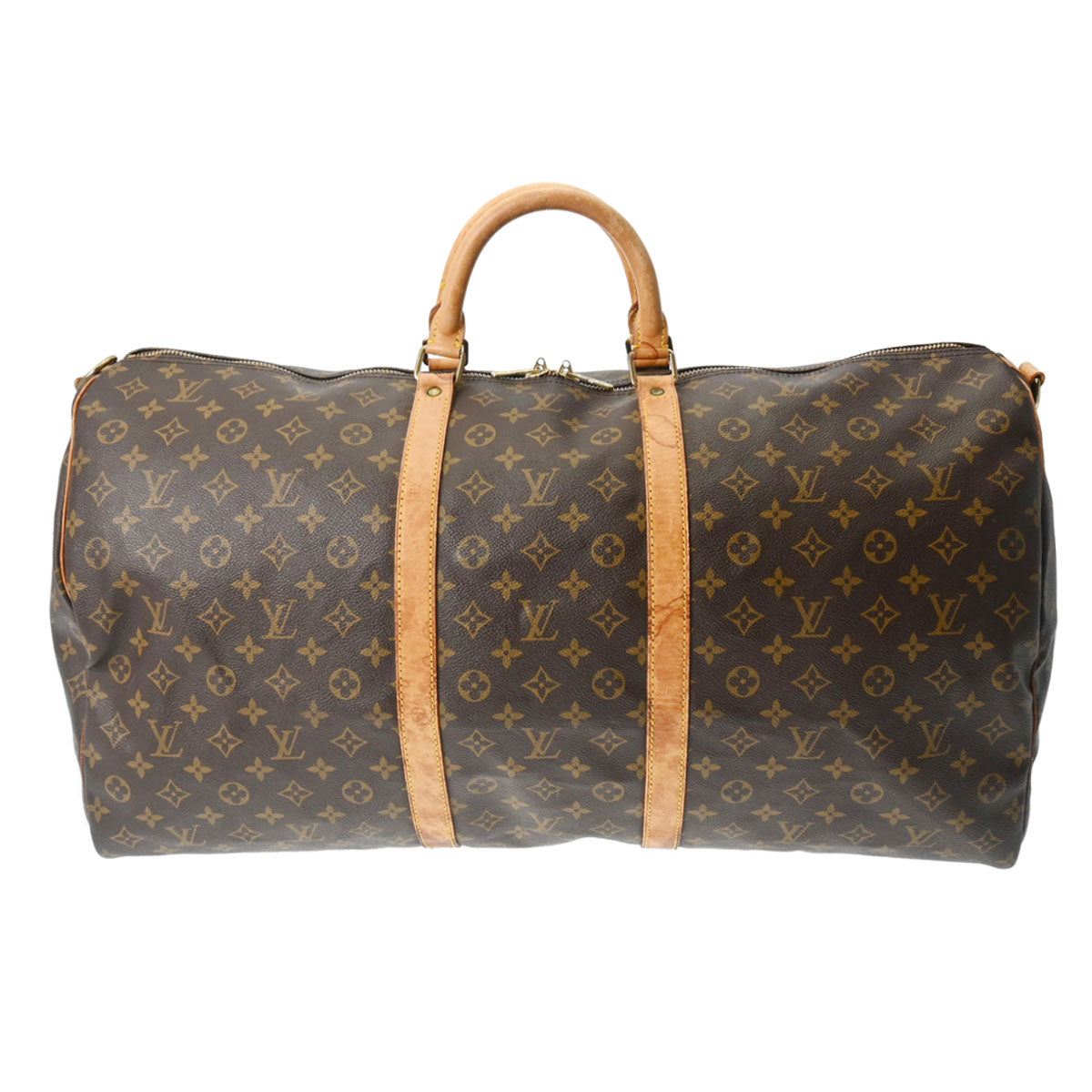 LOUIS VUITTON ルイヴィトン モノグラム キーポル バンドリエール 60 ブラウン M41412 ユニセックス モノグラムキャンバス ボストンバッグ Bランク 中古 