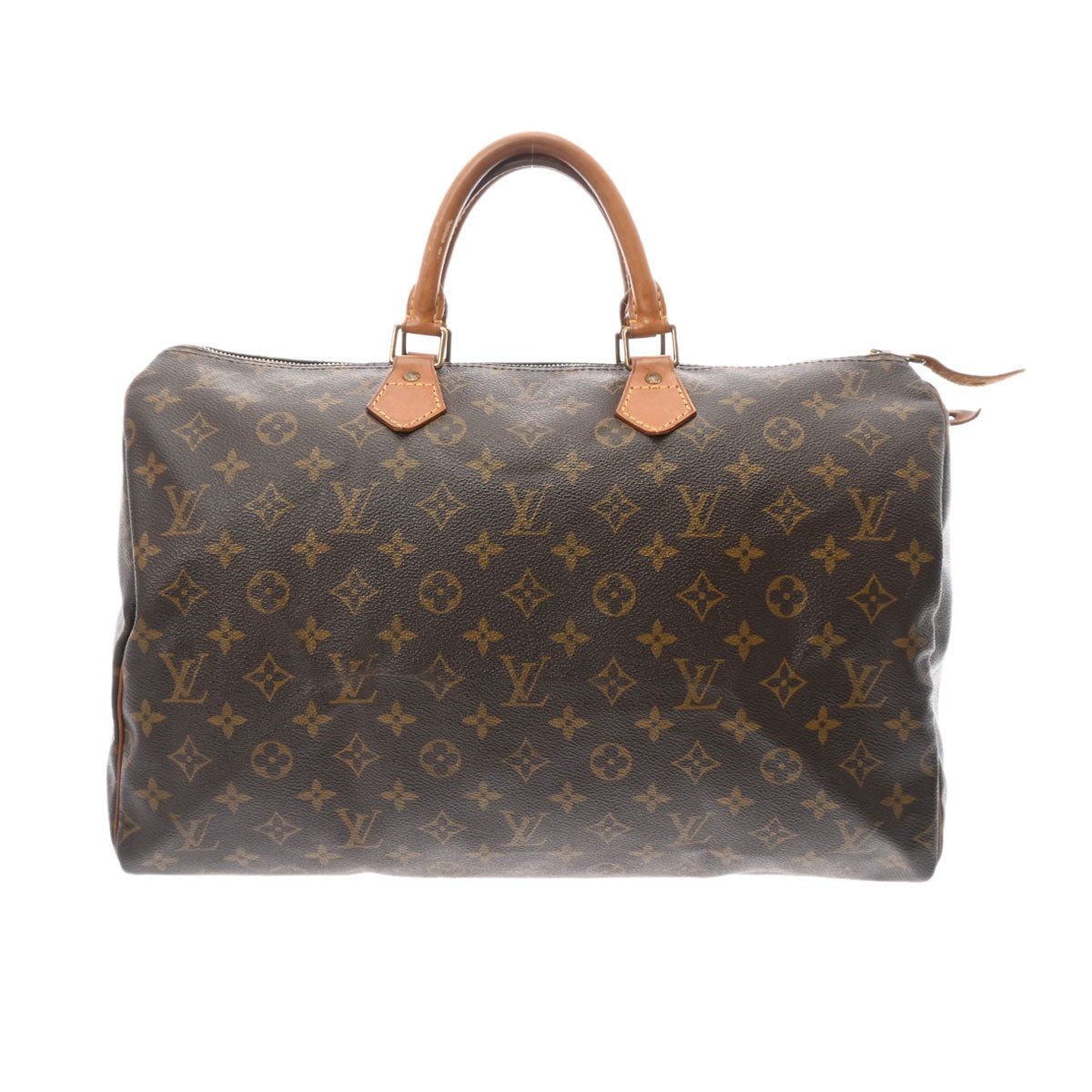 LOUIS VUITTON ルイヴィトン モノグラム スピーディ40 ブラウン M41522 ユニセックス モノグラムキャンバス ハンドバッグ Bランク 中古 