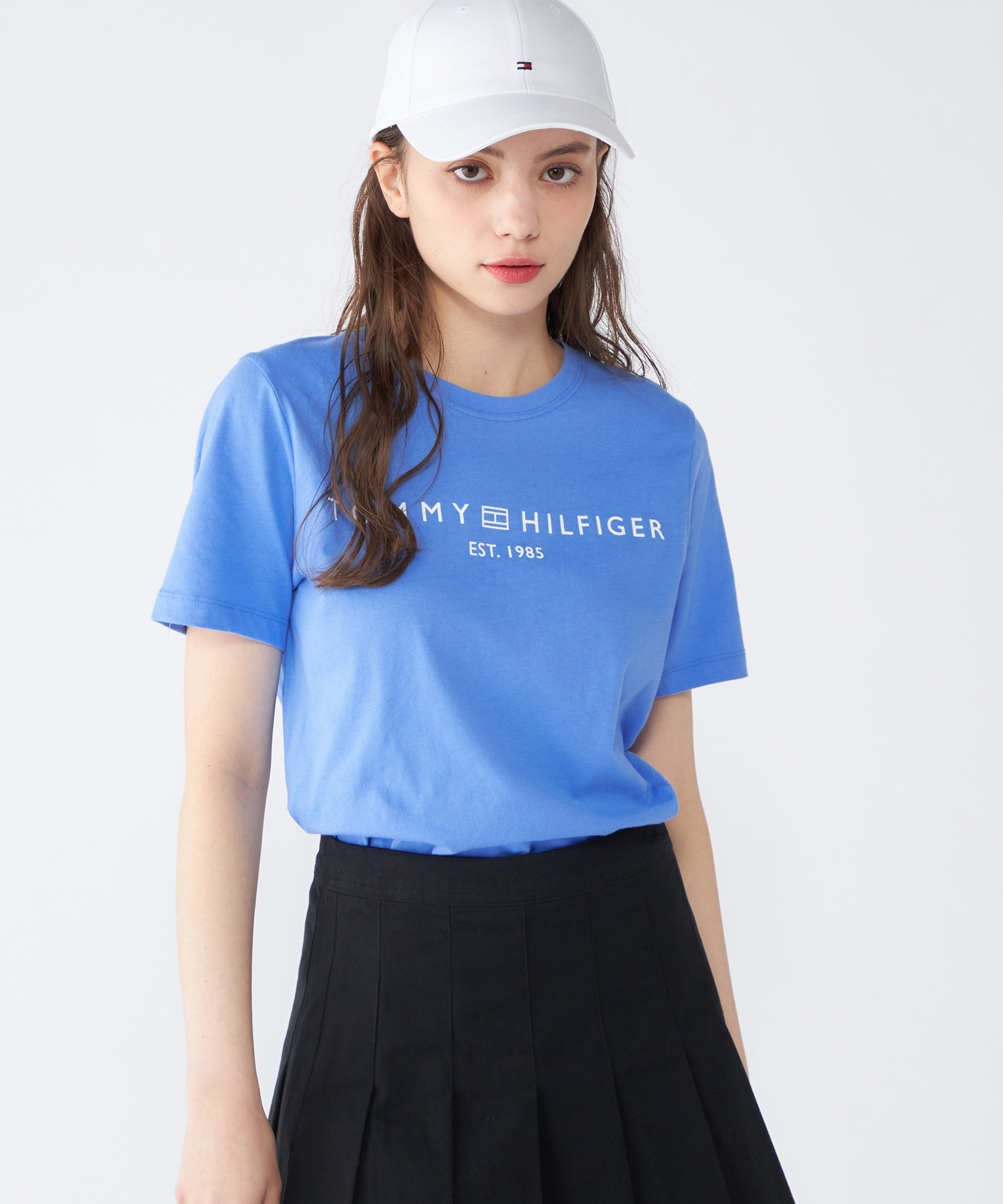 トミーヒルフィガー/【オンライン限定】ベーシックロゴTシャツ