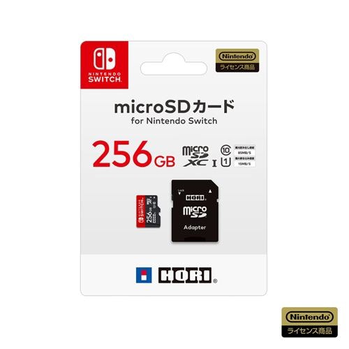 ホリ NSW-086 microSDカード for Nintendo Switch 256GB