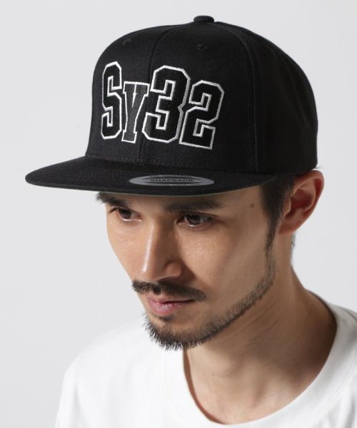 SY32 by SWEET YEARS/BIG LOGO SNAPBACK CAP