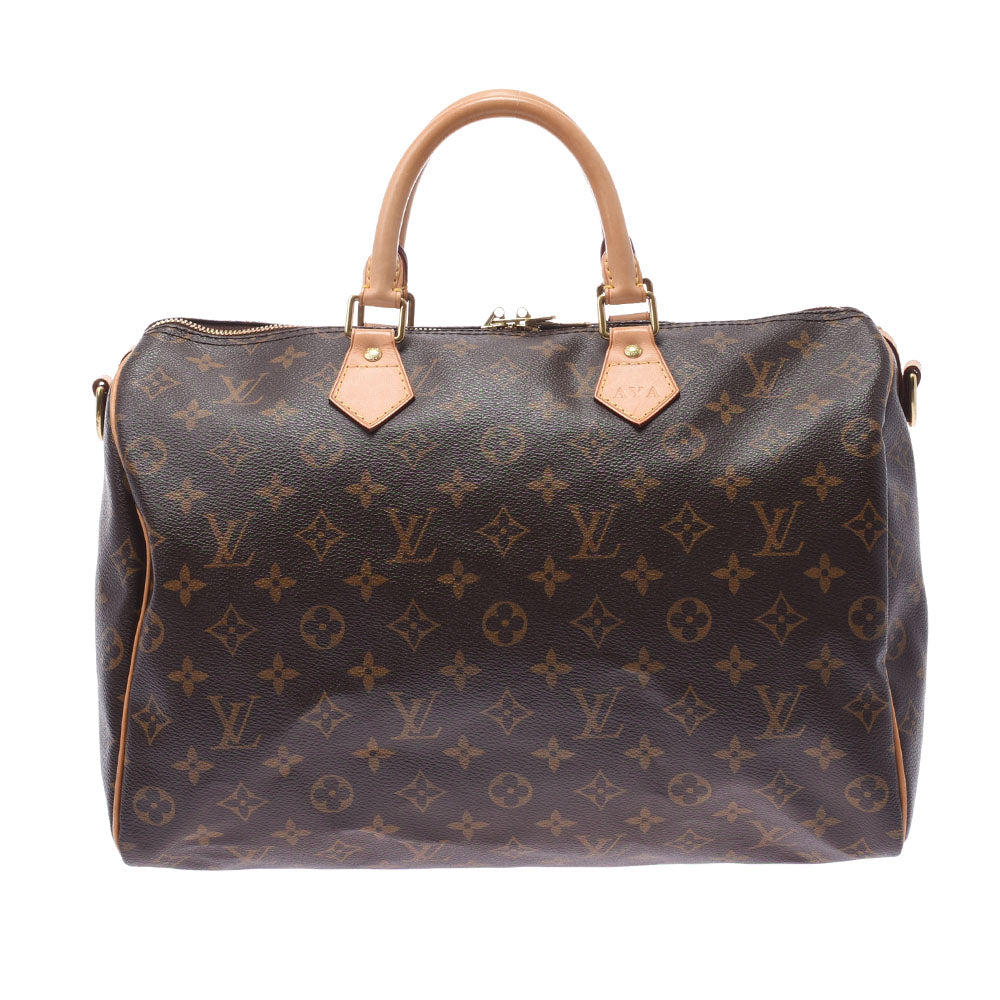 LOUIS VUITTON ルイヴィトン モノグラム スピーディバンドリエール35 ブラウン M40392 ユニセックス モノグラムキャンバス ハンドバッグ Bランク 中古 