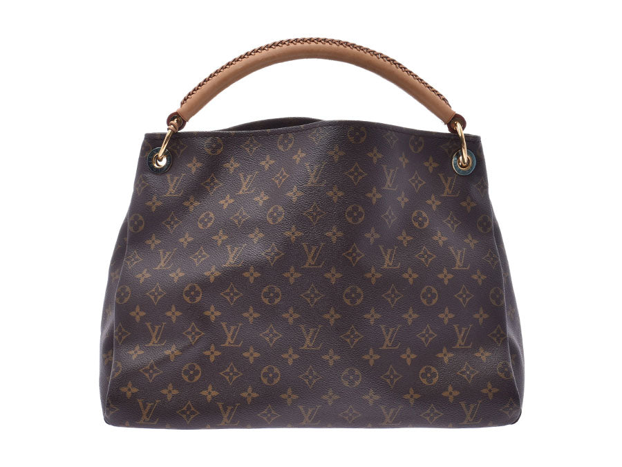 LOUIS VUITTON ルイヴィトン モノグラム アーツィMM ブラウン M40249 レディース モノグラムキャンバス レザー ワンショルダーバッグ ABランク 中古 