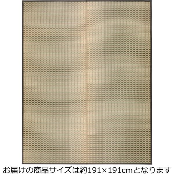 萩原 国産い草センターラグ（裏貼り） 山月（さんげつ） 1枚