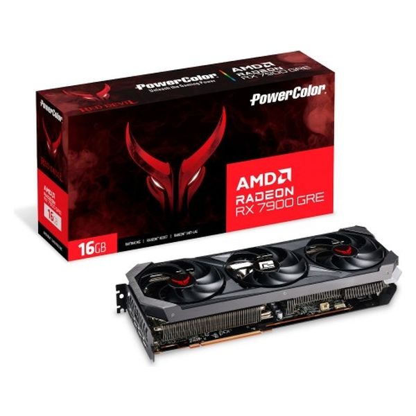 POWERCOLOR  Ｒｅｄ　Ｄｅｖｉｌ　ＡＭＤ　Ｒａｄｅｏｎ　ＲＸ　７９００　ＧＲＥ　１６ＧＢ RX7900GRE 16G-E/OC（直送品）