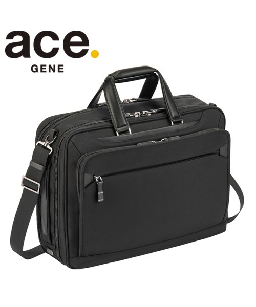 エース ジーンレーベル ビジネスバッグ ブリーフケース メンズ ブランド 通勤 拡張 撥水 A4 B4 20L/25L PC ace. GENE 68304