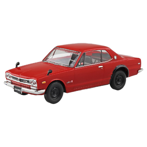 アオシマ 1/32 ニッサン スカイライン 2000GT-R(レッド) ザ・スナップキット No.9-C Aｽﾅﾂﾌﾟ09Cｽｶｲﾗｲﾝ2000GTﾚﾂﾄﾞ