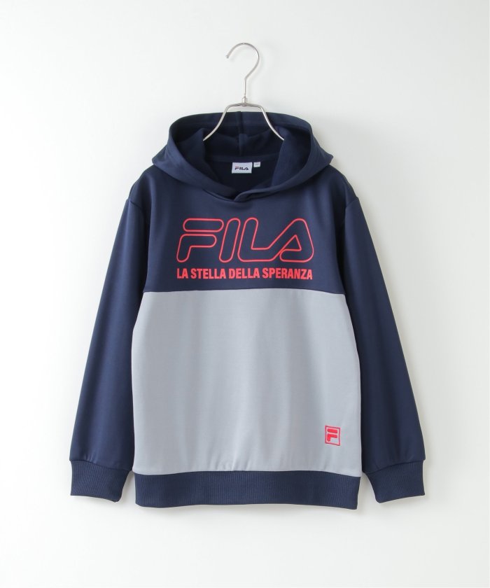 イッカ　キッズ/FILA フィラ ストレッチフリースパーカー（130〜160cm）