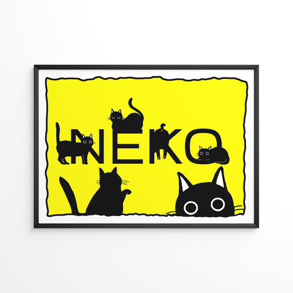 (アートポスター)NEKO