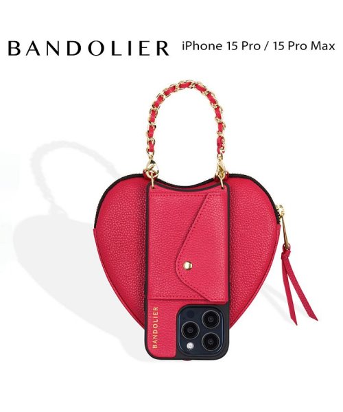 BANDOLIER バンドリヤー iPhone 15Pro iPhone 15 Pro Max スマホケース バンドレット ポーチ セット 携帯 36LHE