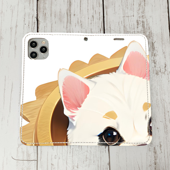 iphoneケース3-3-36 iphone 手帳 犬・イヌ・ワンちゃん 箱11 かわいい アイフォン iface