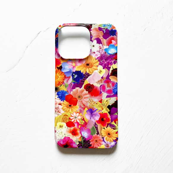 FLOWER-3 iPhoneケース ハードケース スマホケース / 花 フローラル iPhone14