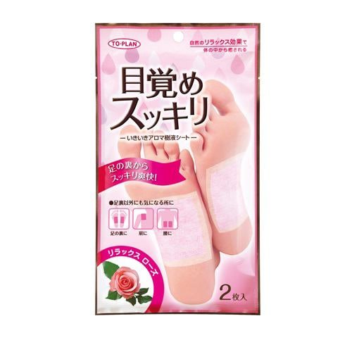 東京企画販売 ニューいきいきアロマ樹液シート 2枚入 (ローズ) 【フットケア用品】