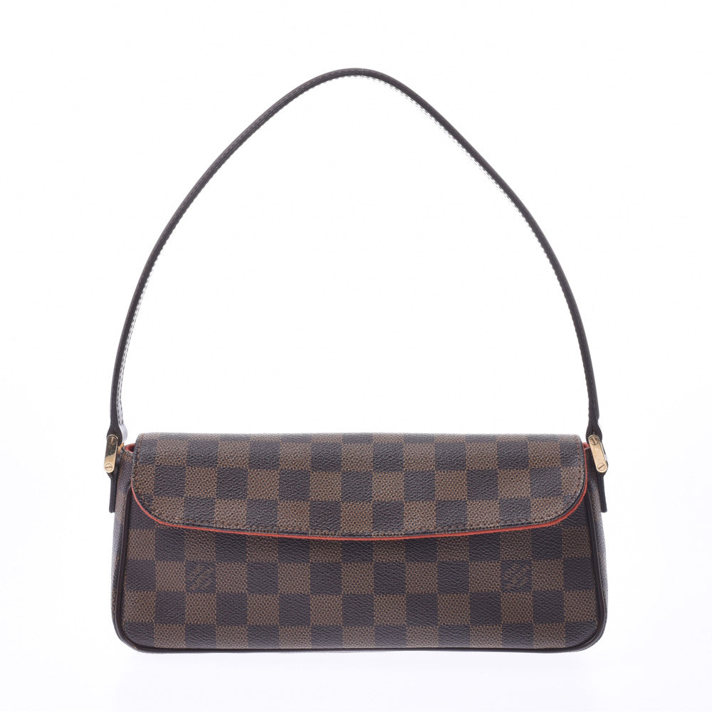 LOUIS VUITTON ルイヴィトン ダミエ レコレーター ブラウン N51299 レディース ダミエキャンバス レザー ハンドバッグ ABランク 中古 