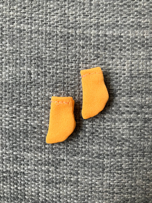 オビツ11  靴下　mango orange  short