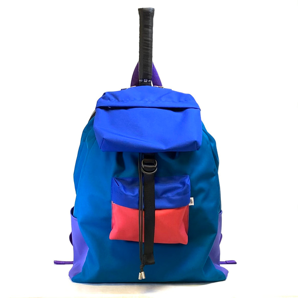 Ox/Racket ruck/ Turquoise Blue Pink Purple