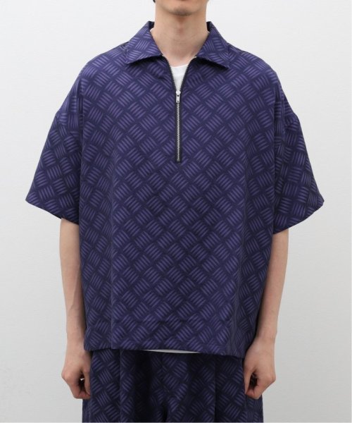 TBPR / タイトブースプロダクション CHECKER PLATE HALF ZIP SHIRT