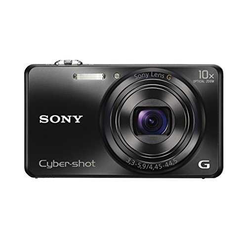 SONY デジタルカメラ Cyber-shot WX200 1890万画素 光学10倍 ブラック DSC-WX200-B【中古品】