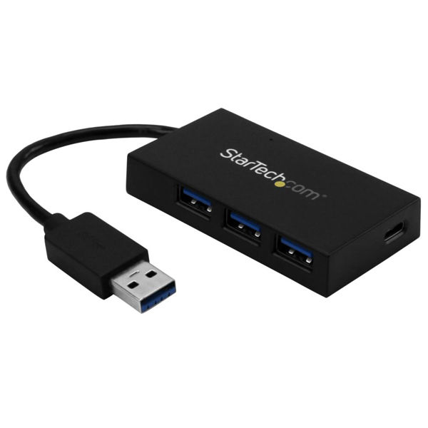 Startech.com 4ポートUSB 3.0ハブ USB A - 3x A(高速 HB30A3A1CSFS 1個