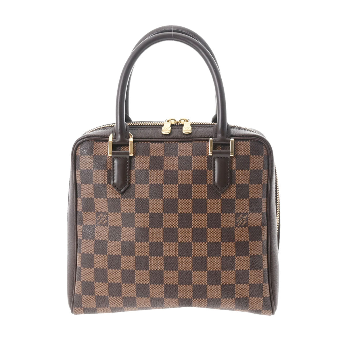 LOUIS VUITTON ルイヴィトン ダミエ ブレラ ブラウン N51150 レディース ダミエキャンバス ハンドバッグ Aランク 中古 