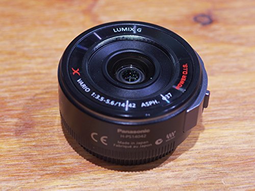 Panasonic マイクロフォーサーズ用  14-42mm F3.5-5.6 電動ズーム搭載標準レンズ ブラック G X VARIO【中古品】