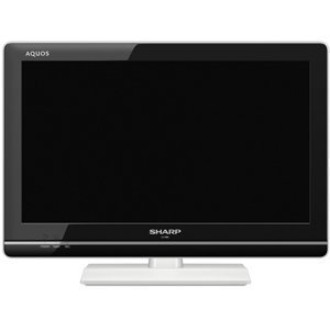 シャープ 19型 ハイビジョン 液晶テレビ ホワイト AQUOS LC-19K5-W【中古品】