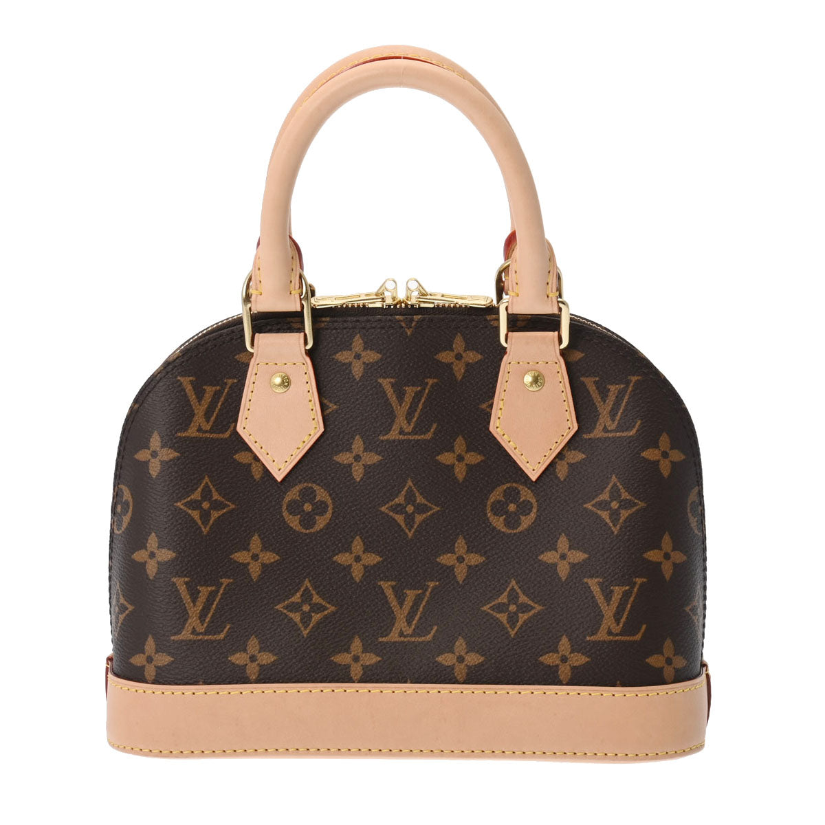 LOUIS VUITTON ルイヴィトン モノグラム アルマ BB 2WAY ブラウン M53152 レディース モノグラムキャンバス ハンドバッグ 新同 中古 