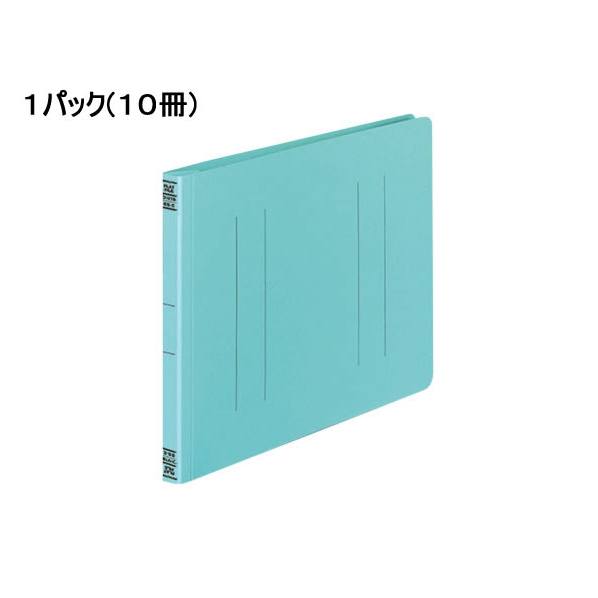 コクヨ フラットファイルV B5ヨコ とじ厚15mm 青 10冊 1パック(10冊) F835594-ﾌ-V16B