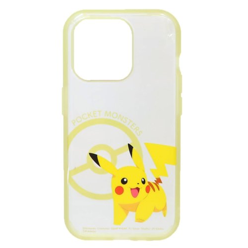 ポケットモンスター iPhone15 IIIIfit Clear 2023 iPhone 6.1 inch 3 LENS model対応ケース ピカチュウ iP