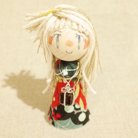 Creema限定 Xmas nollen kokeshi