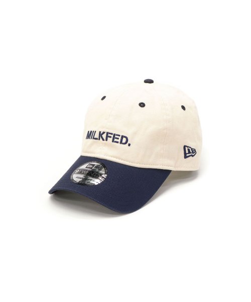 ミルクフェド キャップ MILKFED. 帽子 ニューエラ MILKFED.xNEW ERA STENCIL LOGO CAP 103242051002