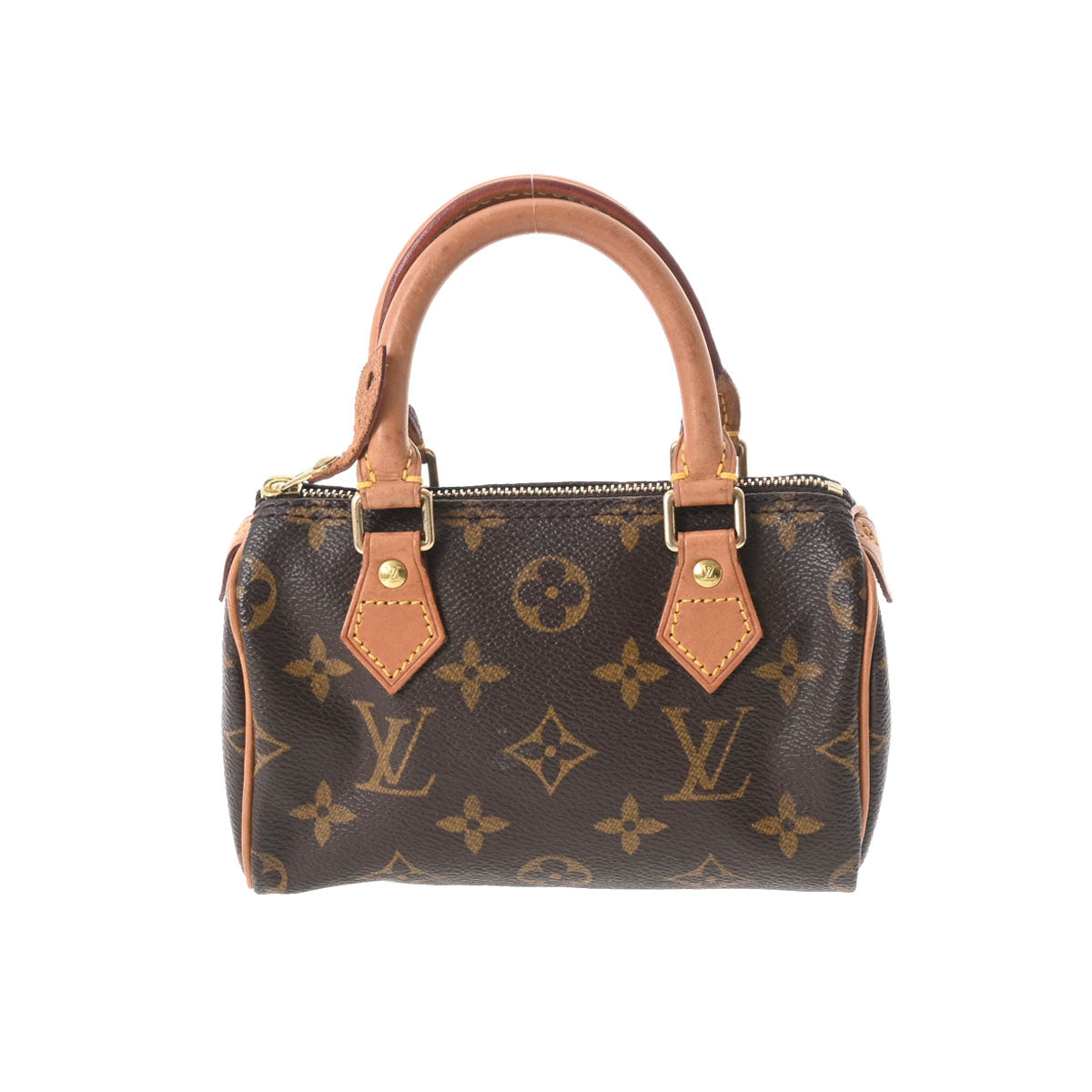 LOUIS VUITTON ルイヴィトン モノグラム ミニスピーディ ブラウン M41534 レディース モノグラムキャンバス ハンドバッグ Bランク 中古 