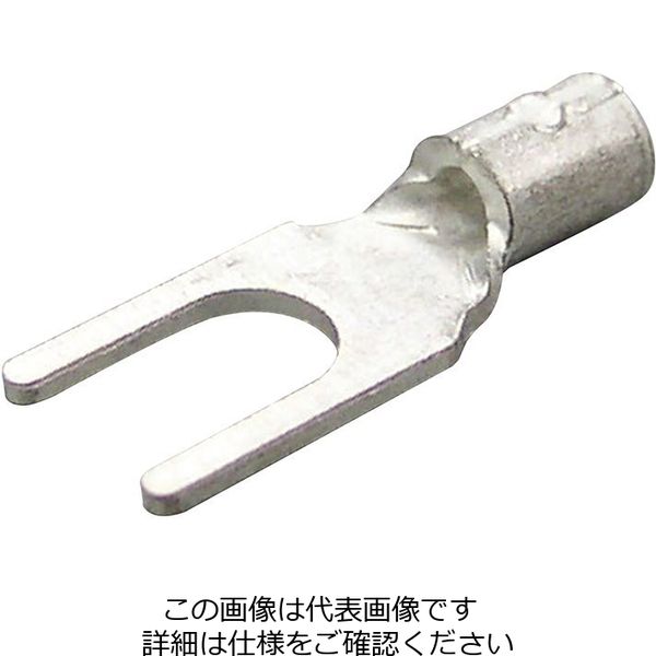 イチネンTASCO 裸圧着端子(Y型) TA855TJ-1 1セット(4000個:100個×40箱)（直送品）