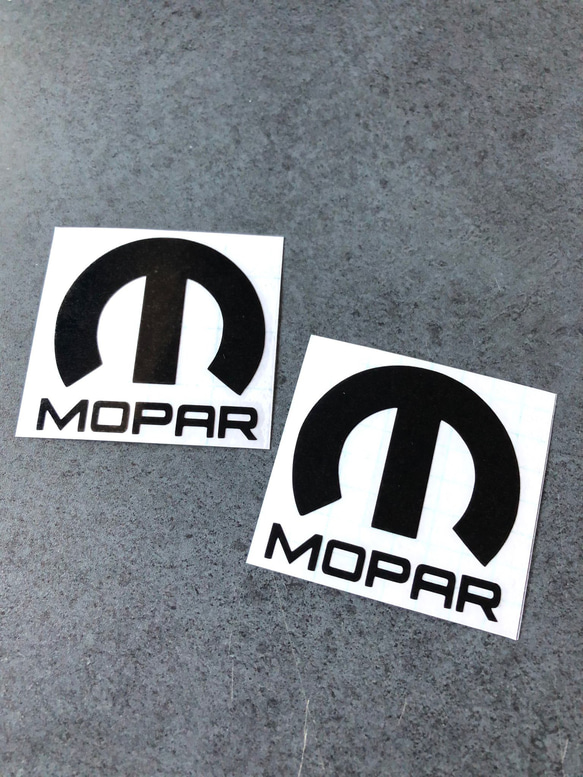 小サイズ MOPAR ステッカー ２枚セット 《カラー選択可》送料無料