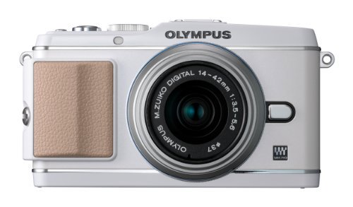 OLYMPUS ミラーレス一眼 PEN E-P3 レンズキット ホワイト E-P3 LKIT WHT【中古品】