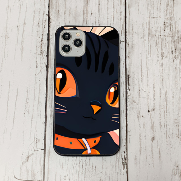 iphoneケース2-4-33 iphone 強化ガラス ねこ・猫・ネコ 箱4 かわいい アイフォン iface