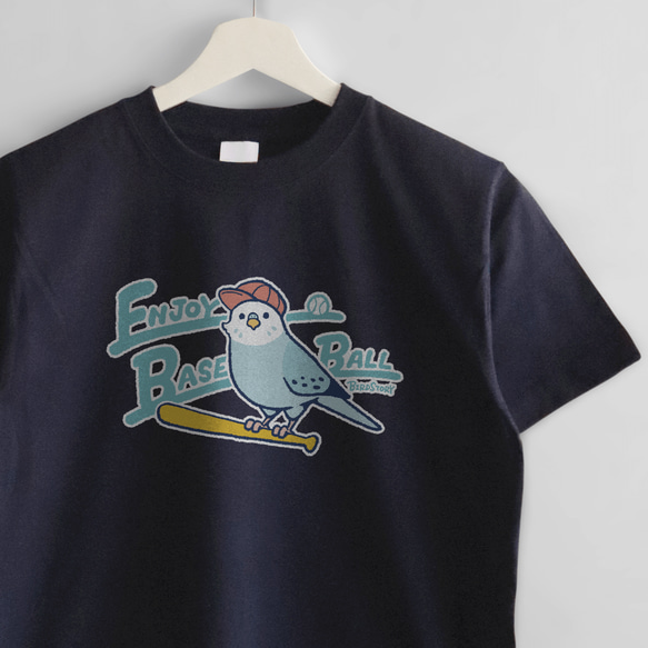 Tシャツ（ENJOY BASEBALL / ホームラン / ネイビー）