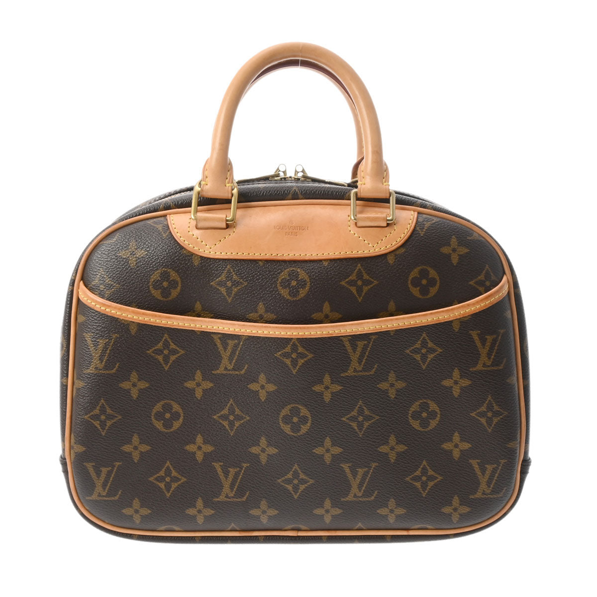 LOUIS VUITTON ルイヴィトン モノグラム トゥルーヴィル ブラウン M42228 ユニセックス モノグラムキャンバス ハンドバッグ Bランク 中古 